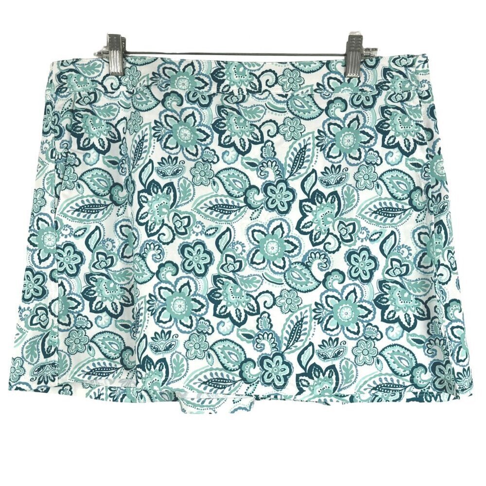 Ripskirt Wrap Skirt Cover Up Womens‎ XL Sea Glass Floral Paisley NWT SW-1981